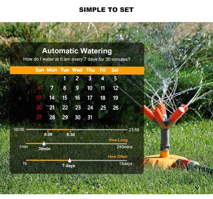 M02 Smart Water Timer Large Screen Dial Button Operation Easy To Use Independent Loop Program ...